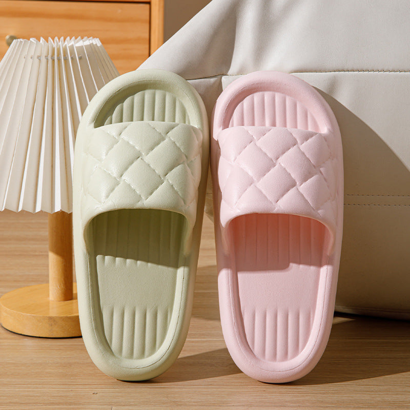 New Rhombus Summer Home Non-Slip Unisex Slippers