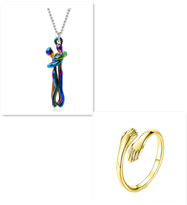 Unisex Love Hug Necklace - Willy05Boutique