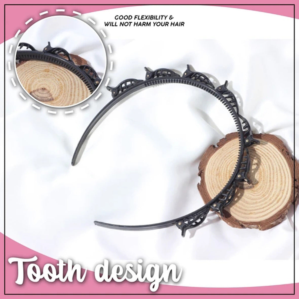 Double Bangs Hairstyle Hairpin Hairband for Women - Willy05Boutique