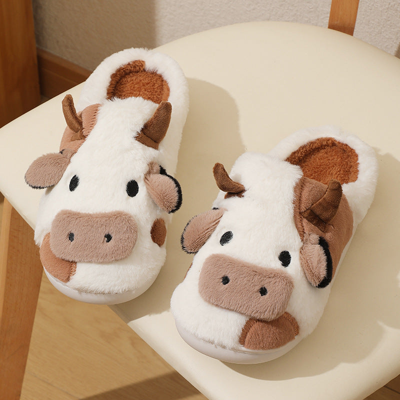 Cute Cow Animal Slipper for Women